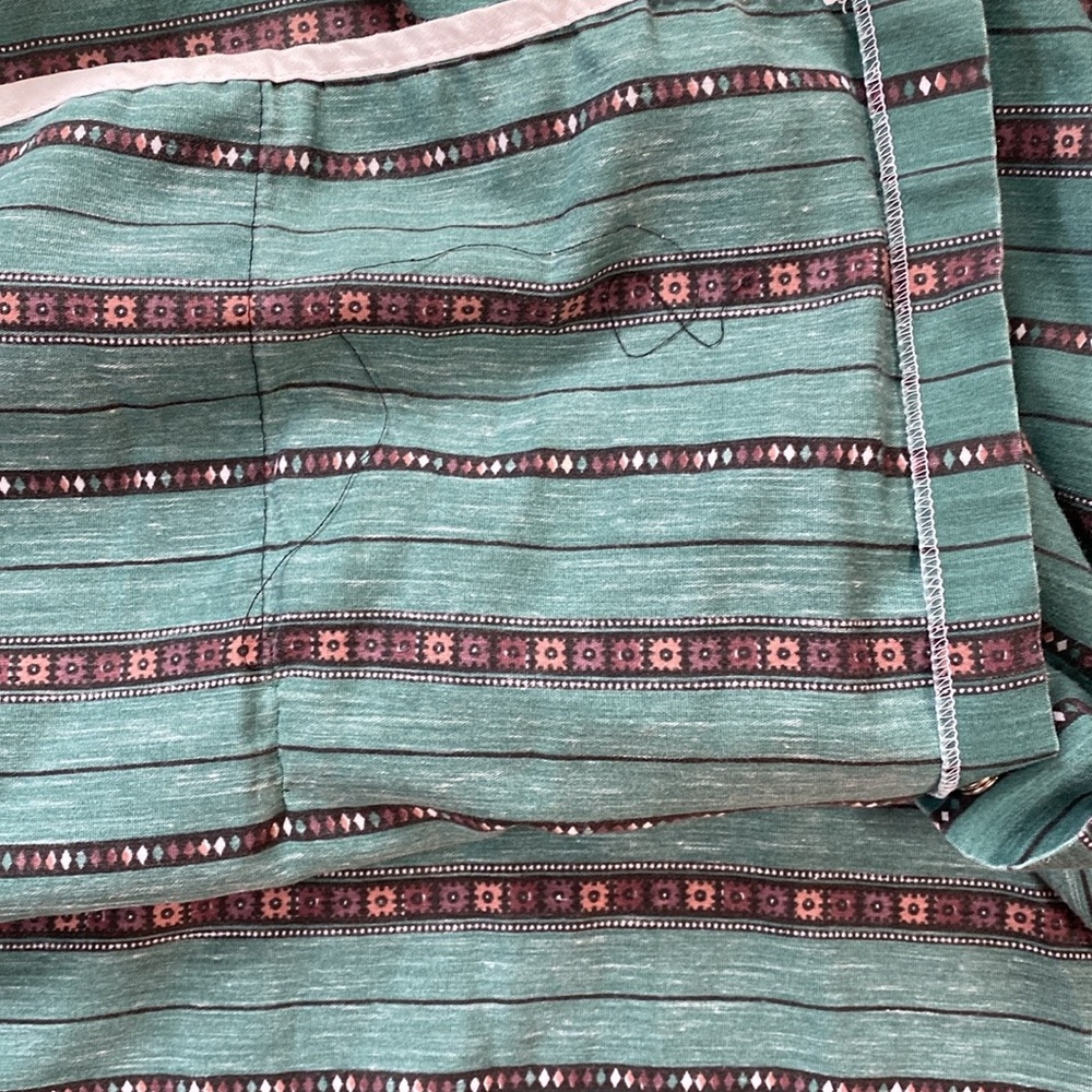 VTG 70’s Boho Haunted Mansion Novelty Print Artist Art Smock Blouse Top - Picture 11 of 11